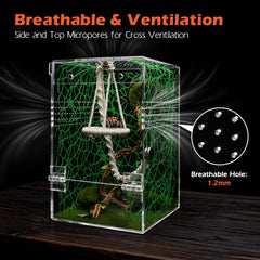 AZV acrylique très transparent offrant observation à 360°