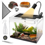 AZV terrarium vue avant montrant compartiment transparent pour observation facile