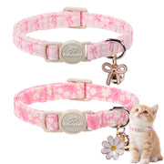 Babole Pet colliers ensemble devant montrant deux motifs et confort