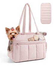 BAGSMART vue face avant sac tote matelassé, élégant et spacieux