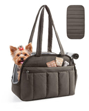 BAGSMART vue avant du tote matelassé, protection et style