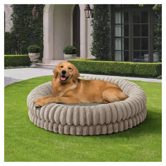 BALANCE lit donut face avant montrant design oatmeal et confort