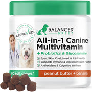 Balanced Breed emballage avant montrant bénéfices pour digestion et mobilité