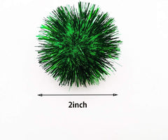 BallHull gros plan sur la texture des tinsel pour stimulation visuelle