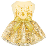 BAOBICUTE robe anniversaire vue avant, met en valeur le style festif