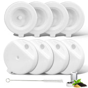 Baofum packaging avant montrant le lot de 8 filtres et la brosse bénéfice longévité