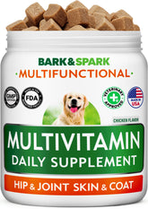 BARK&SPARK emballage avant montrant le produit et vantant bienfaits articulaires