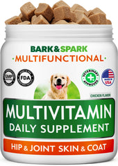 BARK&SPARK emballage avant montrant le produit et vantant bienfaits articulaires