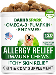 BARK&SPARK pot avant montrant 120 chewing-gums, bénéfice facilité d'utilisation