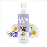 Bark2Basics flacon avant montrant parfum lavande camomille et pratique