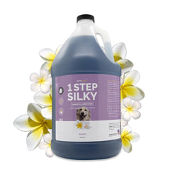 Bark2Basics bouteille frontale 1 gallon montrant l'emballage professionnel et économie
