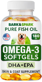 BARK&SPARK bouteille avant montrant l'étiquette et la quantité bénéfique