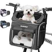 BARKBAY panier devant vélo face, transport sûr et stable
