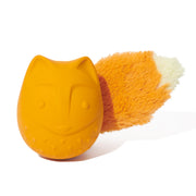 BarkBox Franz the Fox vue avant montre forme résistante et prise facile