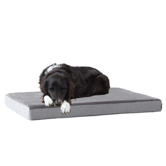 BarkBox lit orthopédique large face montrant design et confort
