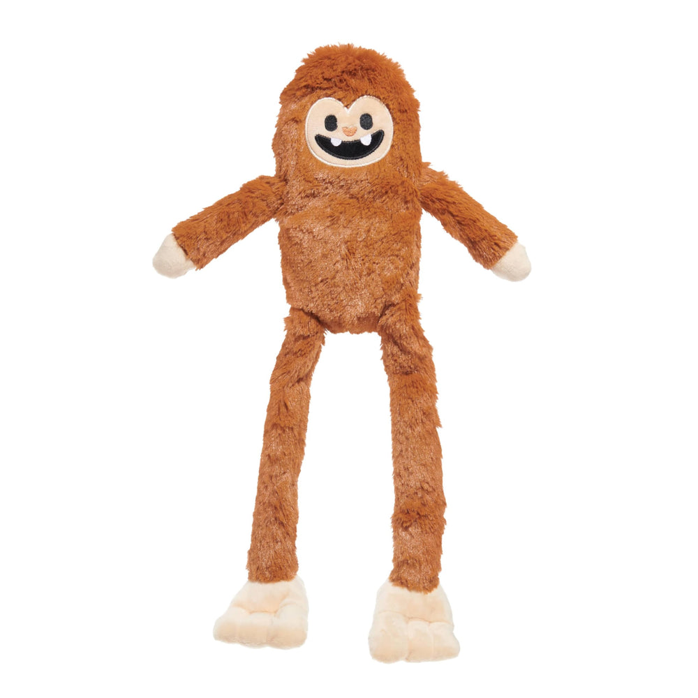 BarkBox Sasquatch Josh face avant montrant la peluche engageante et durable