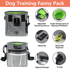 BARKIE trousse ouverte avec clickers sifflet pochette et rouleau sacs pratique