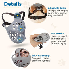 BARKLESS comparaison taille sur chien montrant ajustement précis taille L