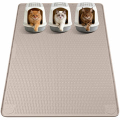 Bartuke tapis litière vue de face grand format protège le sol
