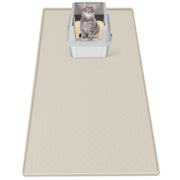 Bartuke tapis litière vue avant montrant couverture étendue et protection du sol
