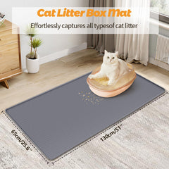 Bartuke zoom texture silicone montrant capture efficace de la litière