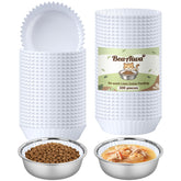 BeaAiwa bol en acier inoxydable face avant, finition durable pour repas hygiéniques