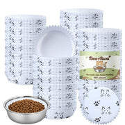BeaAiwa gamelle face blanche motif visage de chat, facilite le repas propre