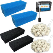 beaufan pack avant montrant les 6 pièces pour renouveler la filtration