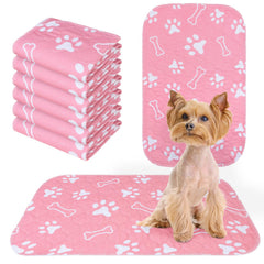 BEAUTYZOO vue avant du pack rose montrant six tapis réutilisables et praticité