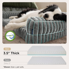 Bedsure bord rembourré mis en avant, appui de la tête pour détente