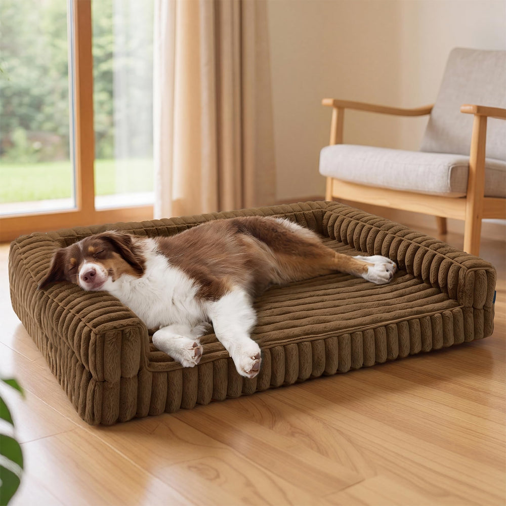 Bedsure vue avant du lit 35" offrant soutien orthopédique confortable