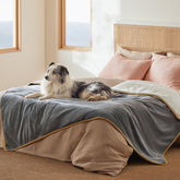 Bedsure couverture face avant montrant protection et confort