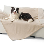 Bedsure couverture face avant montrant protection et confort pour grand chien