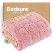Bedsure couverture rose vue avant, apporte confort apaisant