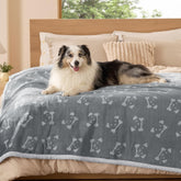 Bedsure couverture Anchor Gray face avant, protection élégante pour lit