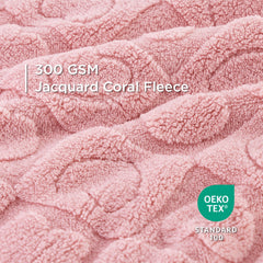Bedsure gros plan polaire 300GSM, texture douce et chaude