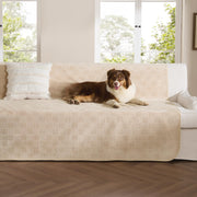 Bedsure housse canapé vue avant montrant protection et couverture complète