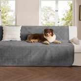 Bedsure housse canapé face entière montrant protection et confort