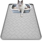 beenxmyy tapis litière vue avant protège le sol et retient la litière