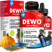 Beloved Pets flacon avant emballage montrant le produit et l'étiquette, pratique