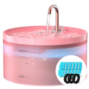 BEMOONY fontaine face avant montrant design rose et flux attractif