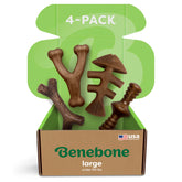 Benebone vue avant montrant le coffret et les quatre os résistants