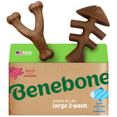 Benebone pack avant emballage montrant les deux os pour durabilité et valeur