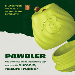Benebone Pawbler utilisé par chien actif, favorise exercice et récompense