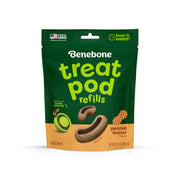Benebone emballage des Treat Pod refills montrant neuf pastilles, facilite stockage