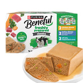 Beneful emballage avant montrant le pack varié et facilité d'usage