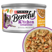 Beneful boîte poulet vue avant, emballage pratique et informations claires