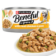 Beneful Purina canette face avant montrant emballage attractif et informations utiles