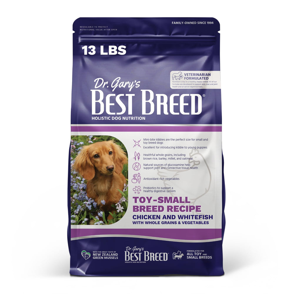 Best Breed face avant de l’emballage montrant informations nutritionnelles