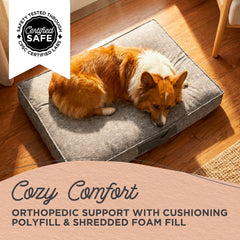 Best Friends by Sheri lit en usage avec chien offrant confort rassurant
